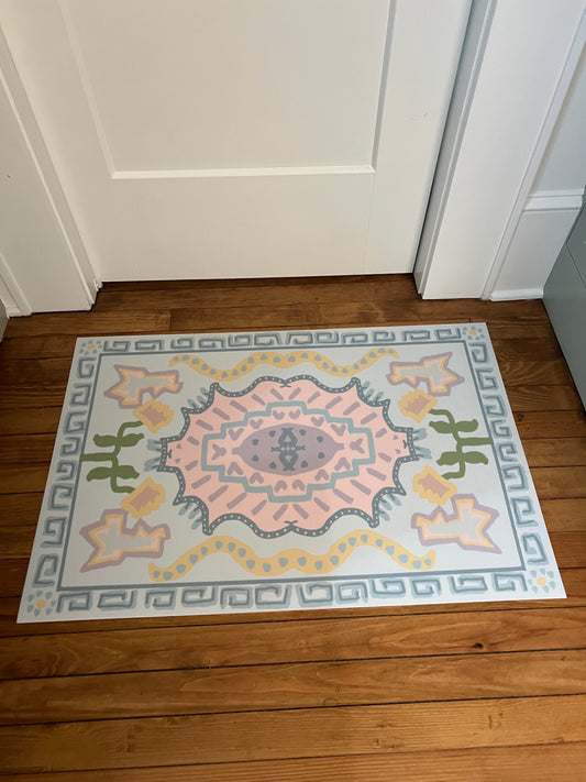 "Sophie" Vinyl Floor Mat