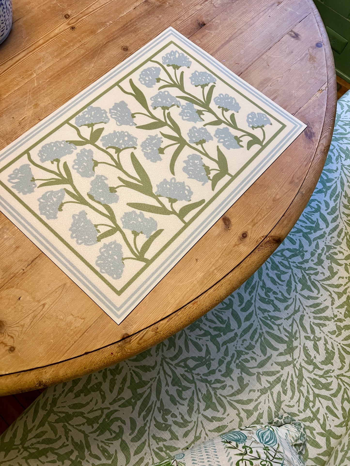 "Hydrangea Vine" Placemat