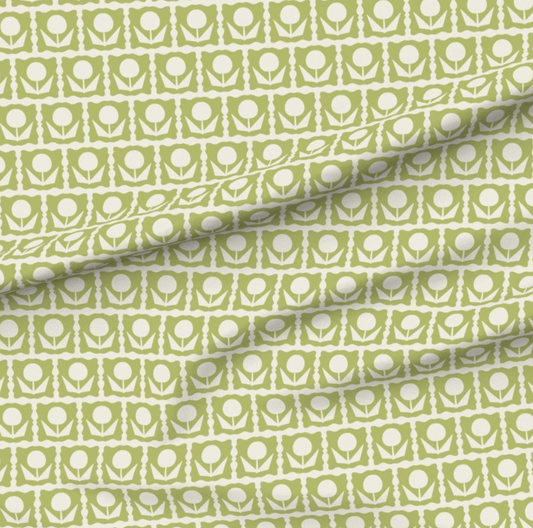 Oh Happy Day in Green- Fabric by the Yard