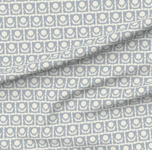 Oh Happy Day in Cornflower- Fabric by the Yard