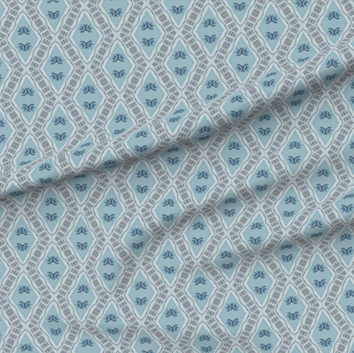 Greek Waves- Fabric by the Yard