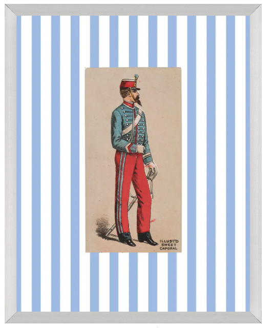 Vintage Soldiers in Uniform, 8x10 Giclee Print : Solider #10