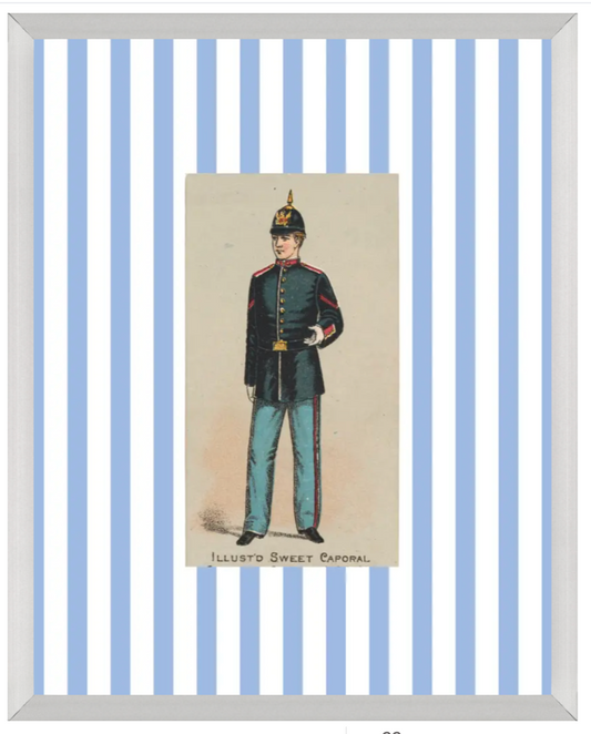 Vintage Soldiers in Uniform, 8x10 Giclee Print : Solider #4