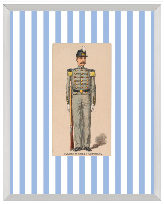 Vintage Soldiers in Uniform, 8x10 Giclee Print : Solider #5