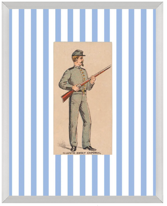Vintage Soldiers in Uniform, 8x10 Giclee Print : Solider #2