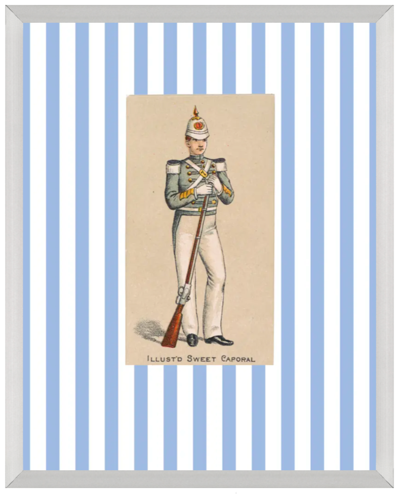 Vintage Soldiers in Uniform, 8x10 Giclee Print : Solider #1