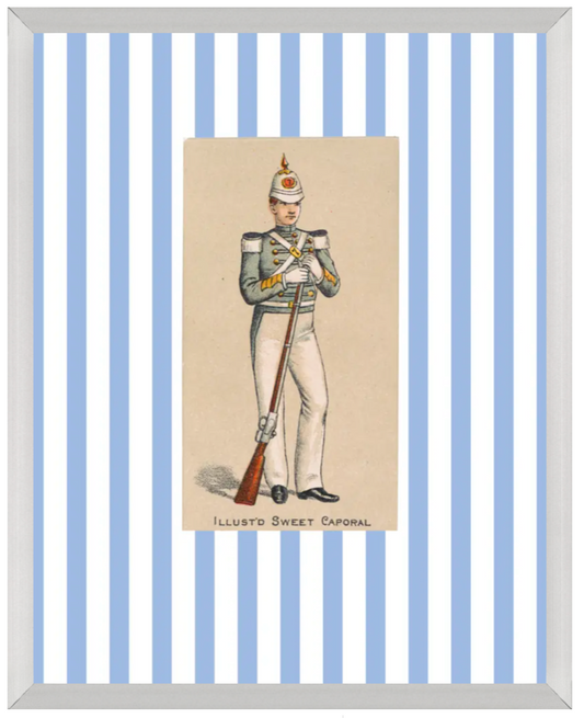 Vintage Soldiers in Uniform, 8x10 Giclee Print : Solider #1
