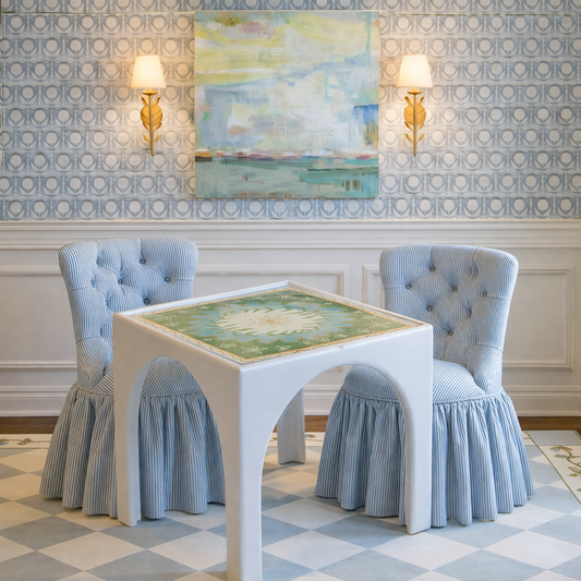 "Harper" Vinyl Mahjong Mat (or floor mat)