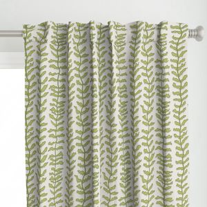 Kelp Forest in Green & White- Fabric by the Yard